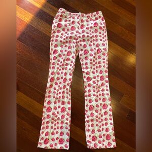 Shirt and pants SET Escada Raspberry print size XS-S